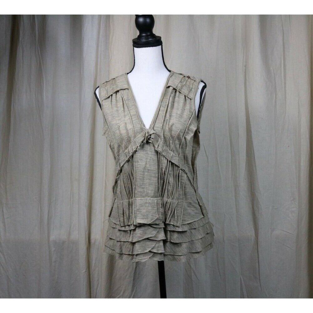 Marc Jacobs Soft Wool Marled Size 2 Layered Ruffle